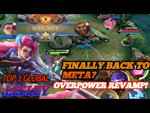 NEW REVAMP LESLEY INSANE TRUE DAMAGE + SAVAGE! [TOP GLOBAL LESLEY]