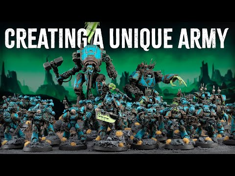 7 Day Challenge: Convert and Speedpaint a UNIQUE Warhammer Army
