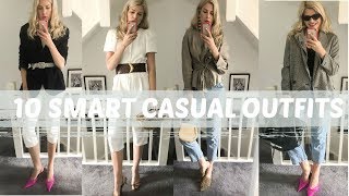 10 SMART CASUAL OUTFITS/OUTFIT IDEAS/ Eva McMahon