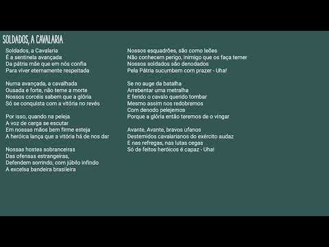 Canção Soldados, A Cavalaria - PMPE