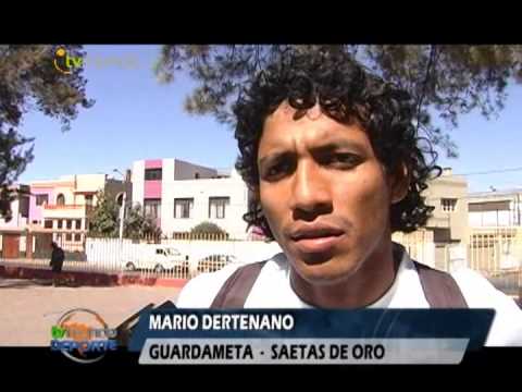 Saetas de Oro - Derteano está preparado para atajar y convertir penales - Tvmundo Deportes 2013