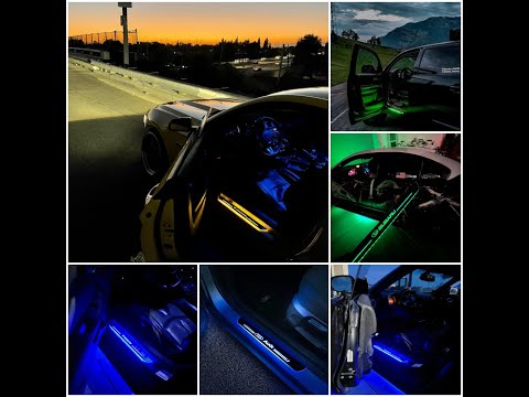 Transform your car today with these premium LED door sills from