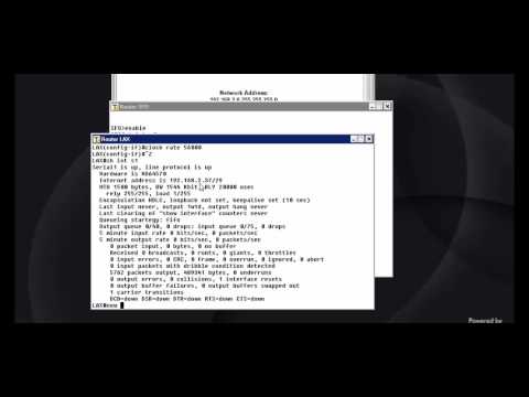 CISCO Network CCNA-4.5.1 - Router configuration - back to back router - exploring clock rate