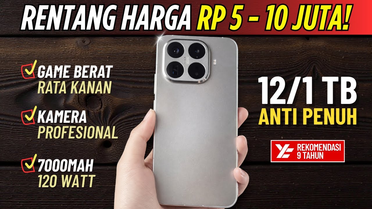Edisi Tahun Baru! REKOMENDASI HP 5 - 10 JUTA TERBAIK BUAT 2026 💥