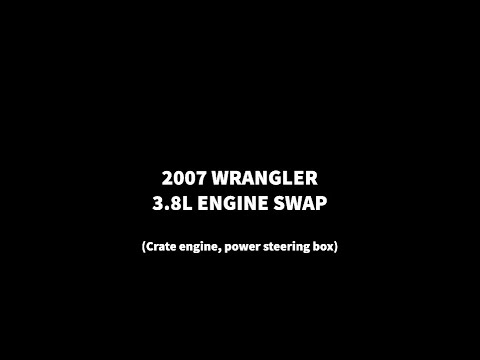 2007 Jeep Wrangler 3.8L Engine Swap (Full Video)