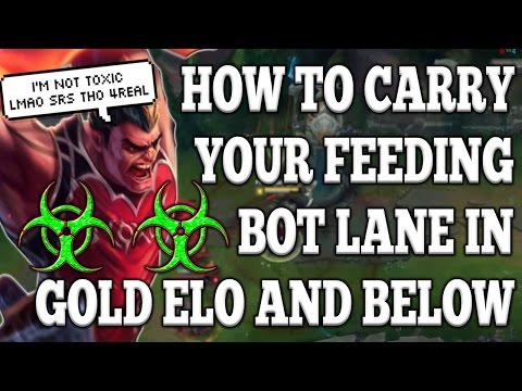 HOW TO CARRY YOUR FEEDING BOTLANE AS TAUGHT BY AN INCREDIBLE NON-TOXIC RETIRED DARIUS MAIN