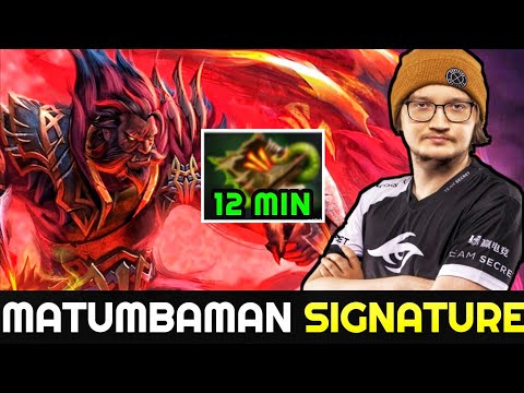 MATUMBAMAN Lycan Signature Hero with First Item 12Min Necronomicon 7.25 Dota 2
