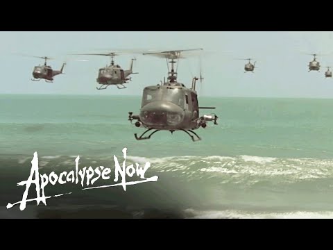 Helicopters Fly Over & Destroy A Village | Apocalypse Now