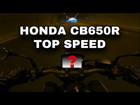 HONDA CB650R TOP SPEED & ACCELERATION | 0-TOP SPEED