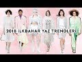 2018 İlkbahar Yaz Trendleri + Kombin Önerileri 👟👚