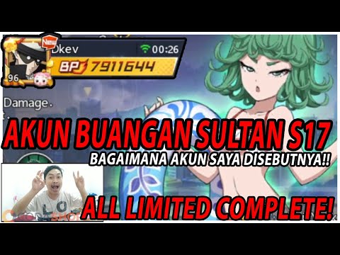 🔥🔥AKUN BUANGAN SULTAN S17 (AKUN TIDAK TERPAKAI KATANYA ? ) - ONE PUNCH MAN:The Strongest