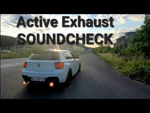 BMW F20 Downpipe + custom Active Exhaust sound n13 116i