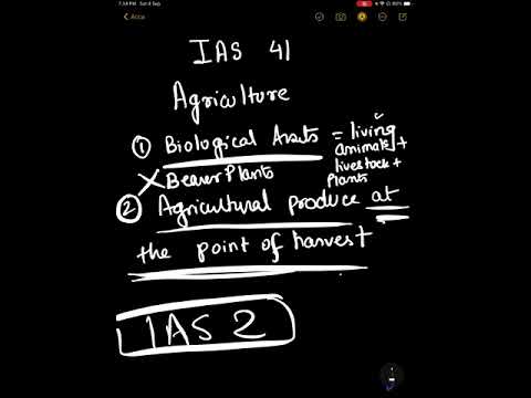 IAS 41 AGRICULTURE AACOUNTING STANDARD