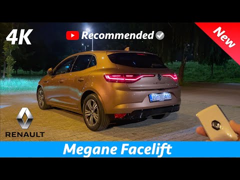 Renault Megane (Facelift) 2021 - FULL Night review in 4K | Exterior - Interior - Ambient Lights