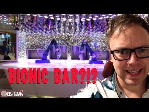 Crazy Bionic Bar on Royal Caribbean Harmony of the Seas, Biggest Cruise Ship in the World
