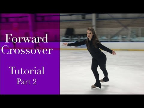 Forward Crossovers Lesson Part 2, Basic Figure Skating Tutorial