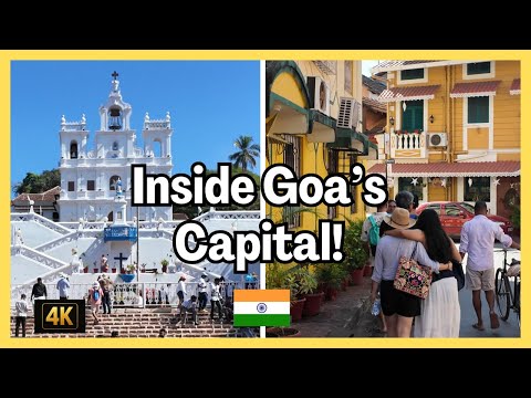 Exploring Panaji (Panjim), Goa, India – A Stunning Walking Tour 🇮🇳 | 4K