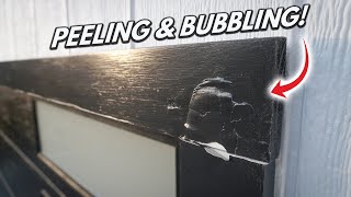How To Fix Peeling Flaking And Bubbling Paint Like A Pro! | DIY Tutorial For Beginners!