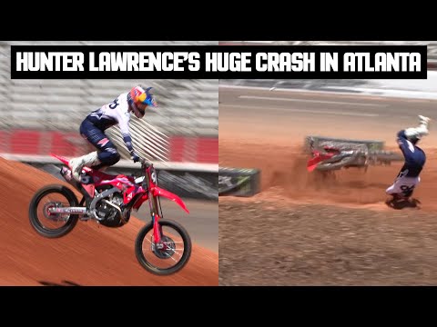 HUNTER LAWRENCE CRASHES ON HUGE TRIPLE IN ATLANTA!