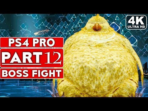 FINAL FANTASY 7 REMAKE Gameplay Walkthrough Part 12 FAT CHOCOBO BOSS FIGHT [4K PS4 PRO]
