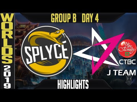 SPY vs JT Highlights Game 1 | Worlds 2019 Group B Day 4 | Splyce vs CTBC J Team