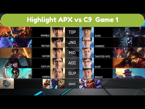 Highlight APX vs C9 | Game 1