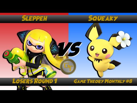Game Theory Monthly#8 Losers R1 - Sleppeh (Inkling) Vs. Squeaky (Pichu)
