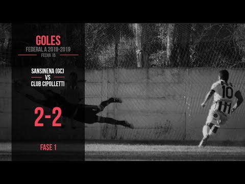 Federal A 2018-2019: Sansinena 2 – 2 Cipolletti (Goles)