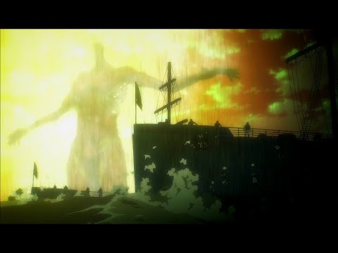 Armin transform into Colossal titan on the ocean of Paradis    | Attack On Titan Final | 進撃の巨人 |