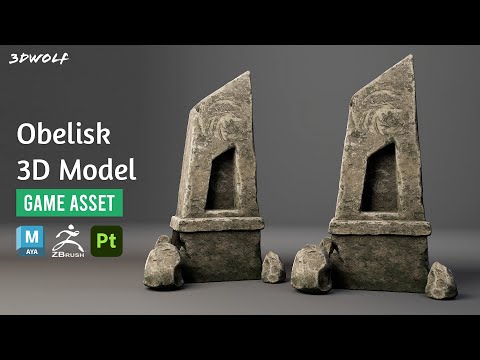 Environment Modeling in Maya Zbrush Substance Painter Game Asset Modeling Tutorial pt 1