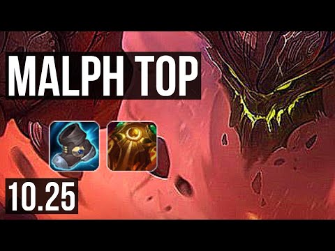 MALPHITE vs WARWICK (TOP) | 3/1/7, 300+ games | KR Diamond | v10.25