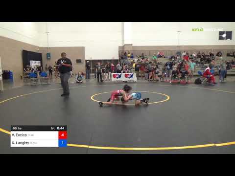 2018 Women's National /Intermediate Girls 55 RR Rnd 5 - Vanessa Enciso (Team) Vs. Karleigh Langley