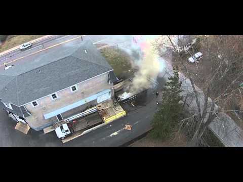 DUMPSTER FIRE North Rading MA 03 07 16