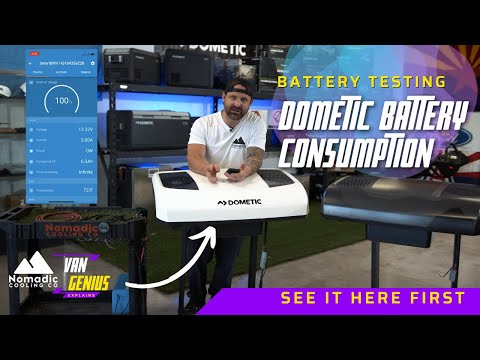 Dometic RTX 2000 Battery Consumption Test l Victron 100ah Battery l Nomadic Cooling