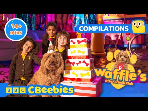 Waffle's After School Club 🐶 | 14+ Minute Compilation | CBeebies