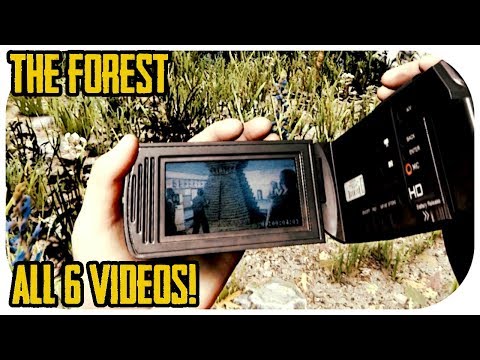 THE FOREST ☆ ALLE 6 CAMCORDER VIDEOS / ALL TAPES [ Deutsch | HD | SLAYERletzplay ]