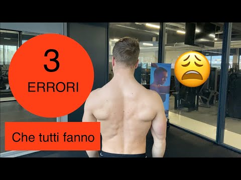 3 ERRORI CHE TUTTI FANNO IN PALESTRA - Ecco come rimediare