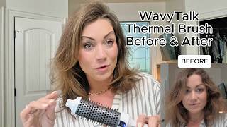 Wavytalk Thermal Brush Review on Frizzy Hair