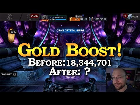 Gold Boost! - Opening ALL Gold + Arena Crystals | Marvel Contest of Champions