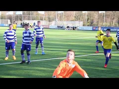 OLIVEO JO13-4 - FC Zoetermeer JO13-4 Fragmenten 1e helft jeugdvoetbal Pijnacker