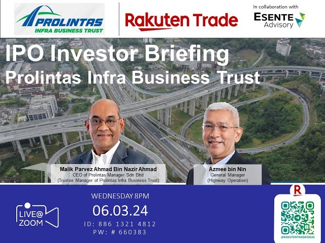 Rakuten Trade Ideas 🎯 Webinar - Prolintas Infra Business Trust