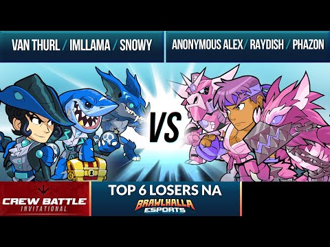 Team Blue vs Team Pink - Top 6 Losers-Side - Crew Battle Invitational 2022 - NA 3v3