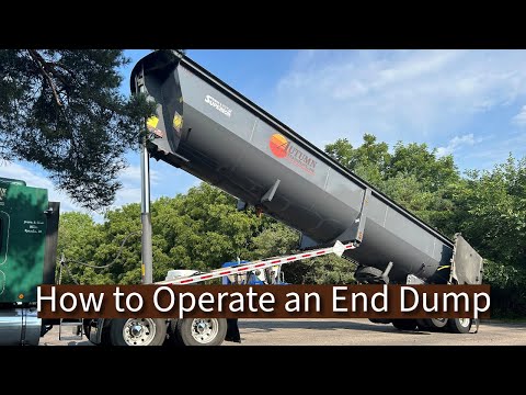 How to Operate an End Dump Trailer