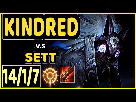 CARIOK (KINDRED) vs SETT - 14/1/7 KDA JUNGLE CHALLENGER GAMEPLAY - BR