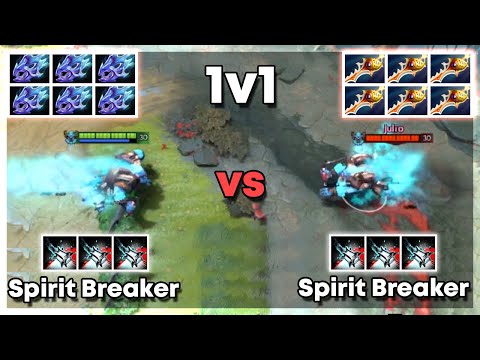 Spirit Breaker vs Spirit Breaker - Dota 2 1v1