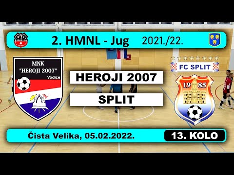2. HMNL Jug, 13.: HEROJI 2007 - SPLIT  2:4, 05.02.2022.