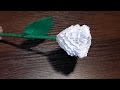 3D origami flower rose tutorial (Gifts for Mother's ...