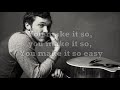 Phillip Phillips - So Easy (Lyrics Video)