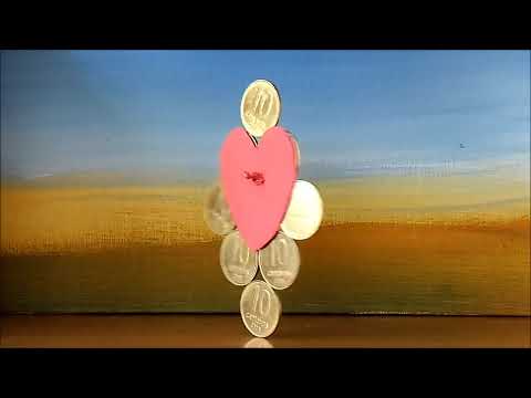 Magnetic Coins, Spinning Diamond, St.Valentine´s Day, Patagonia