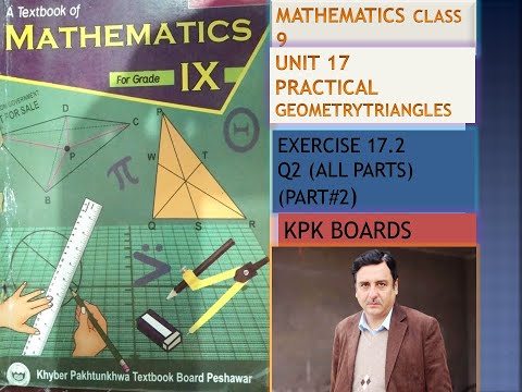 LECTURE #124 EXERCISE 17.2 (PART 2) DRAW ALTITUDES OF A ∆ VERIFY THEIR CONCURRENCY.MATH 9 KPK BOARDS